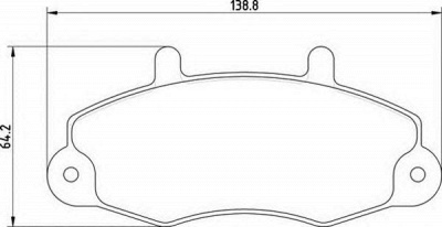 MAGNETI MARELLI 363700200389 -  Комплект тормозных колодок, дисковый тормоз